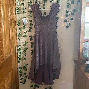NEW with tags Windsor glitter purple flowy dress